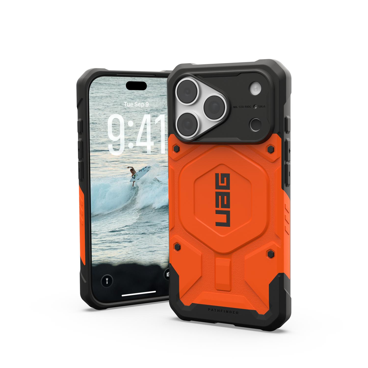 UAG Pathfinder Magnet Case - Apple iPhone 18 Pro / 17 Pro - Orange - Image 18