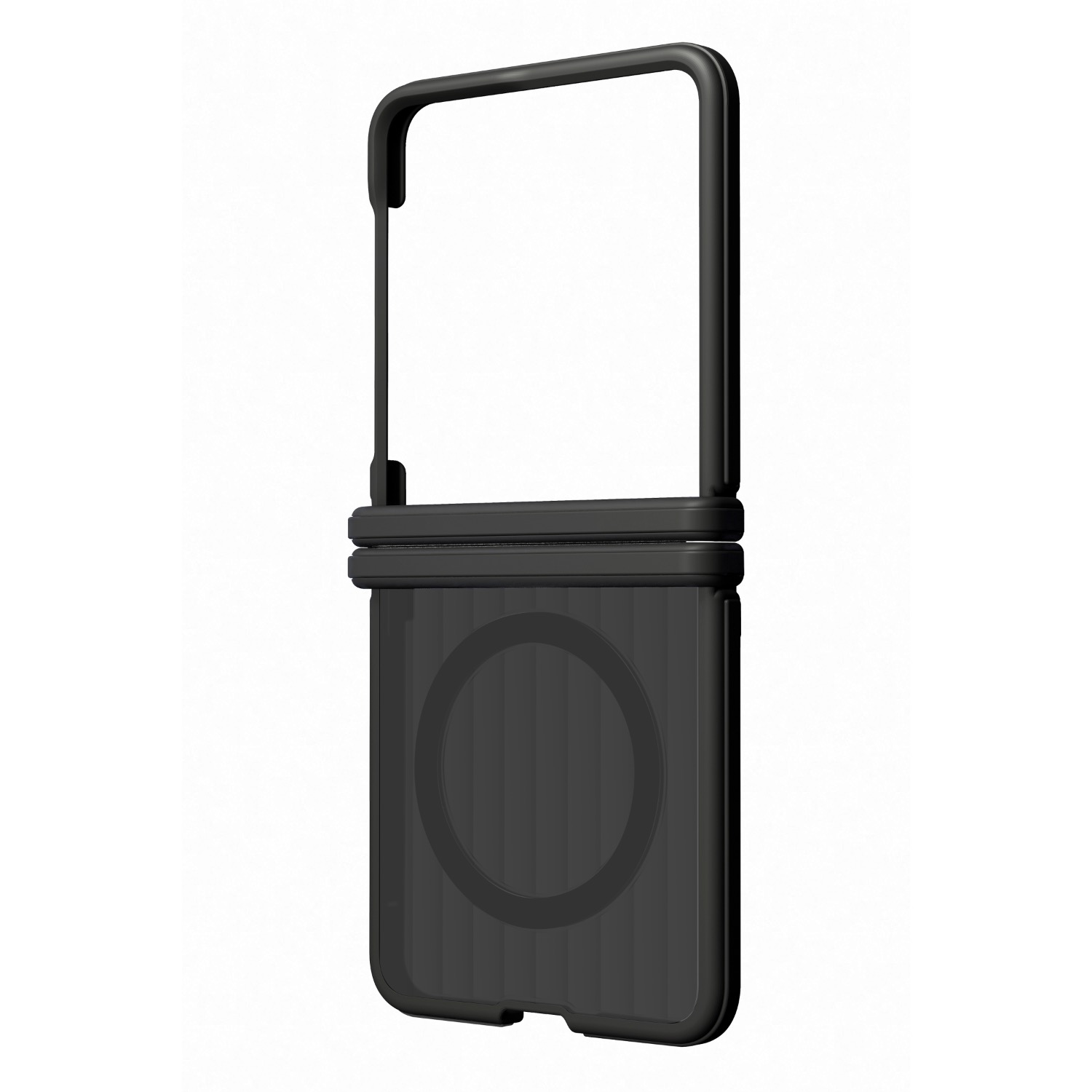 Samsung SMAPP Hybrid Shield Magnet Cover - Samsung Galaxy Z Flip8 - Black - Image 2
