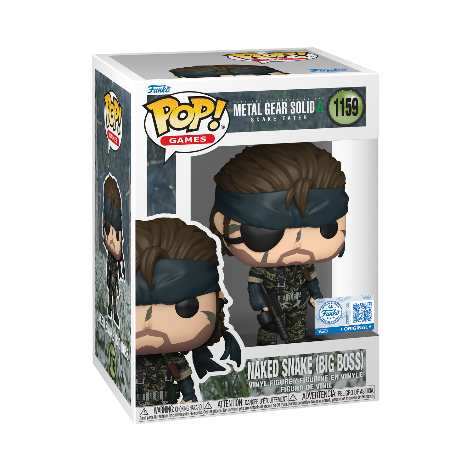 Funko Pop! Games: METAL GEAR SOLID : SNAKE EATER - Naked Snake (Big Boss)(Special Edition) - Image 31